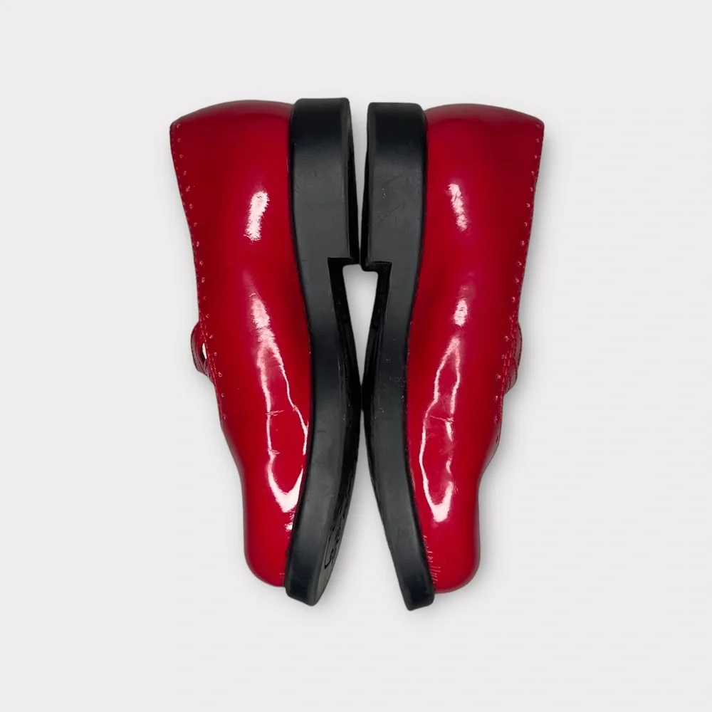 Gymboree Vintage Red Mary Jane Dress Shoes - Picture 3 of 6